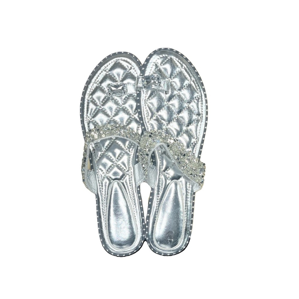 Embellished Open Toe Slippers